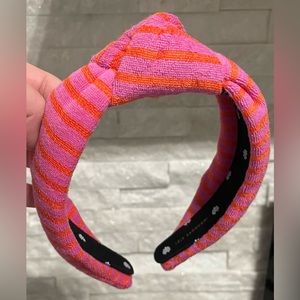 Lele Sadoughi Terry Headband (Fuchsia/Tangerine)